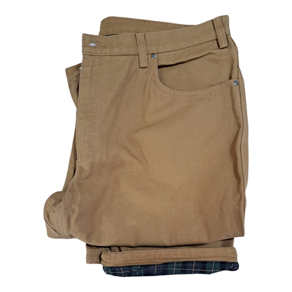 Men's Duluth Fire hose Flannel Lined Pants - Picture 2 of 5